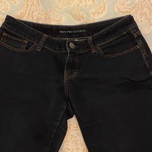 Banana Republic Curvy Boot Cut, Dark Wash Jeans